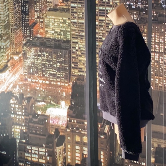 KENSIE - NWT - fuzzy owl sweater w sequins - M - Picture 5 of 16